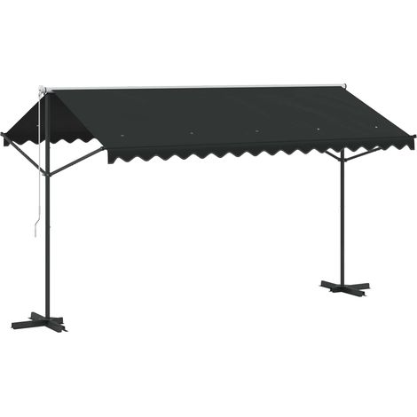 Maison Exclusive - Freistehende Markise 400x300 cm Anthrazit (1/5)