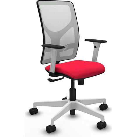 Chaise de bureau piqueras y crespo Motilla blanc accoudoirs confort (1/2)