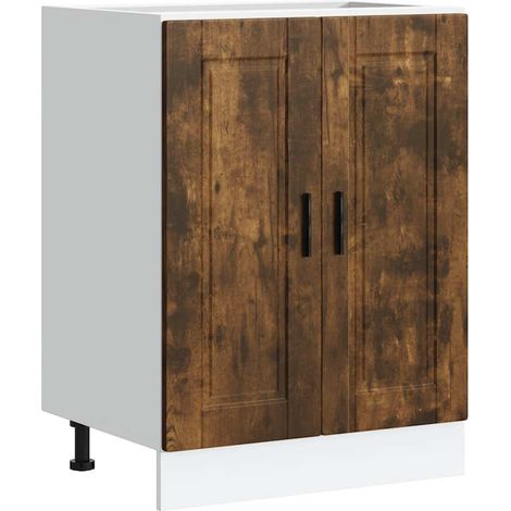 Maison Exclusive - Base da Cucina Porto Rovere Fumo in Legno Multistrato