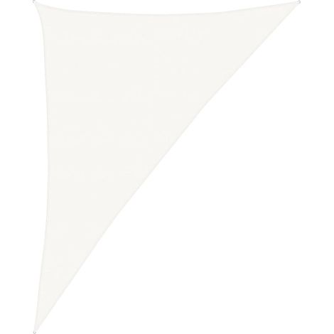 Maison Exclusive - Sonnensegel 160 g/m² Weiß 4x5x6,8 m HDPE