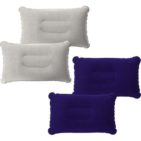 Oreiller Gonflable - Ultra-Léger Et Imperméable - Pour Camping Plage Extérieur - Lot De 4