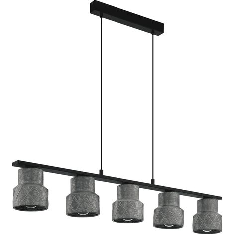 Suspension Hilcott Linéaire - Noir (1/3)