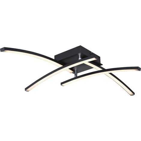 Globo - plafón - Tansy I - negro - metal - LED - 67129-24