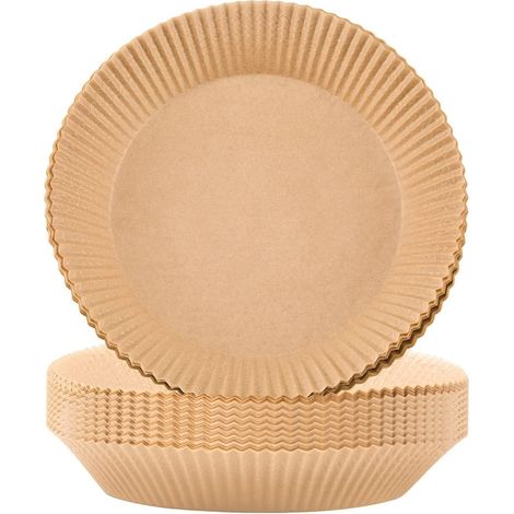 50/100 Feuilles de cuisson pour Air Fryer, résistantes à la chaleur et imperméables, idéales pour four, rôtissoire et micro-ondes.