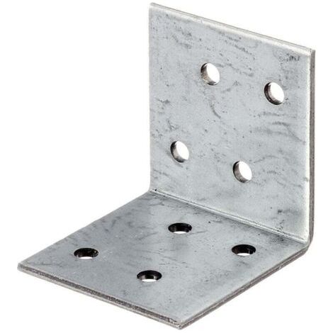 Verzinkte Eckwinkel, 30 x 40 x 40 mm, 10er-Set