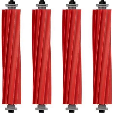 (4 pièces) Pièces de rechange pour la brosse principale du rouleau en caoutchouc des aspirateurs Roborock S7, S7+, S7 MaxV, S7 MaxV Plus, S7 MaxV Ultra, Q7, Q7+, Q7 Max, Q7 Max+, Q5+ et Q5. (1/5)