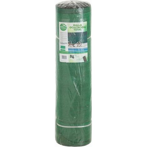 ROLLO MALLA OCULTACIÓN RECYNET 120 G/M2 VERDE 1.5 X 10M (1/4)