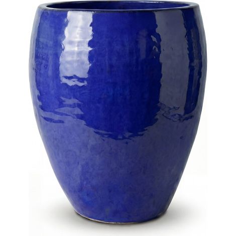 Vaso POSEIDON 28x31cm blu majorelle (1/4)