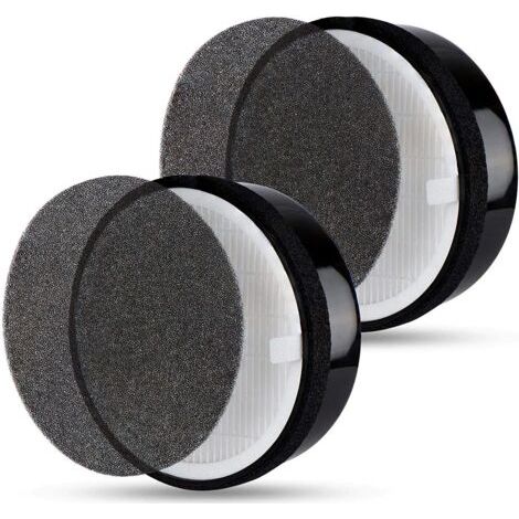 Applicable à Filtre de Remplacement pour Levoit LV-H132 Purificateur d'air HEPA et Filtre à Charbon Actif Set LV-H132-RF (2 pcs) (1/5)
