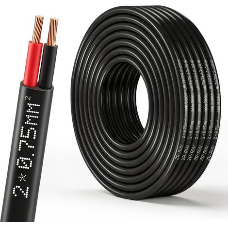 Cable Remorque Plat 2 x 0,75mm² Cuivre Double Conducteur - Extension Véhicule 10 Mètres (1/5)
