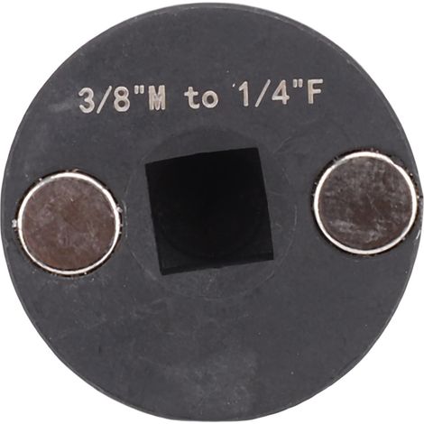 Adaptateur de douille à impact à profil bas, réduction du métal haute résistance pour les espaces restreints 3/8 pouces M-1/4 pouces F