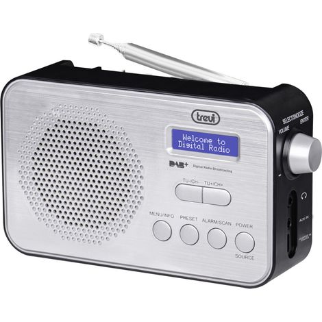 Trevi DAB 7F92 R Portable Digital Schwarz, White