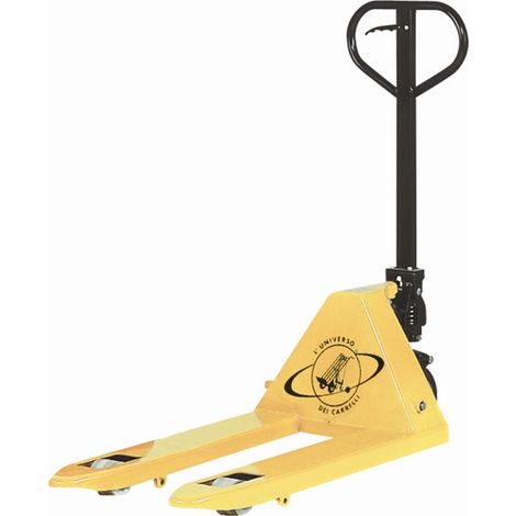 Transpallet Modello Corto con Forche da 1000 mm e Portata kg 2500 Rullo Singolo