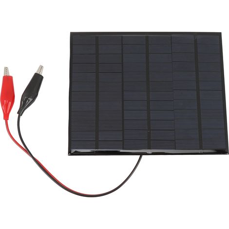Ortviai Panneau Solaire DIY 3,5 W 18 V avec Pince Tigre – Silicium Polycristallin pour Projets Énergétiques Autonomes (1/5)