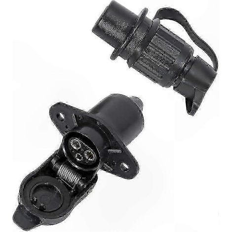 Wasserdichter 3-poliger Stecker und Buchse für 12-V-Traktoren – DIN 9680-konforme Anschlusslösung (1/5)