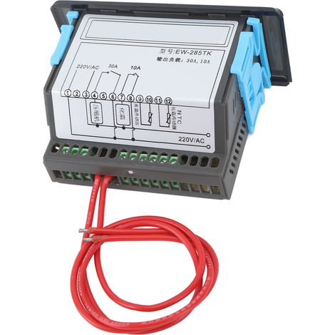 Intelligenter Dual-Screen-Touchscreen-Thermostat, digitaler Temperaturregler für Abtauen und Kühlen, 220 V Wechselstrom, Kühlungsregler mit LED-Anzeige (1/5)