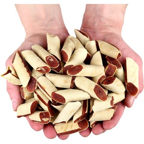 Premio para perros, snack Penne con Pato Woof y Miau 500g