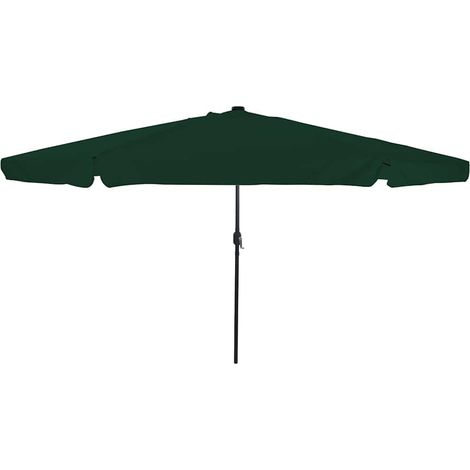Garten-Sonnenschirm Grün 395 x 395 x 245 cm Polyester