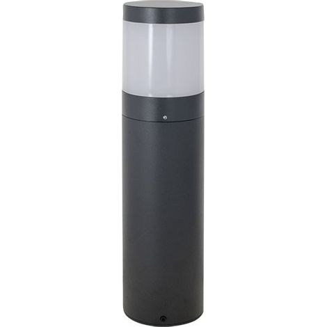 Farola bugio pequeño ip54 1x7w led 340lm 6500k al.40xd.10cm aluminio+pc antracita (1/2)