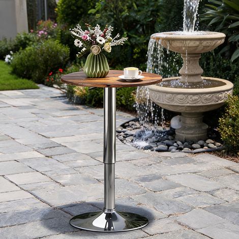 Table de bar réglable de 67 à 93 cm 60 x 60 x 93 cm (1/5)