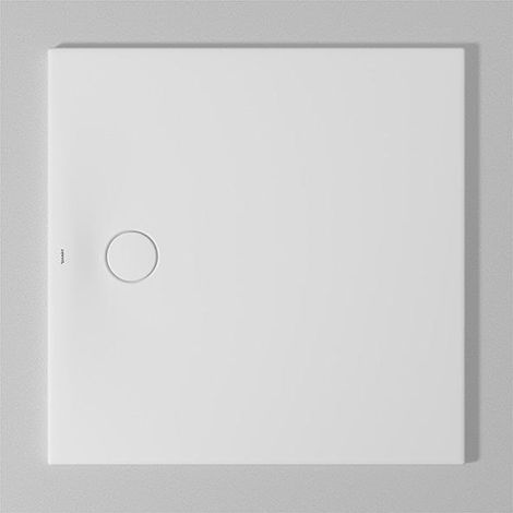 Bac à douche DU Tempano. carré 1000x1000mm. Blanc. Antidérapant