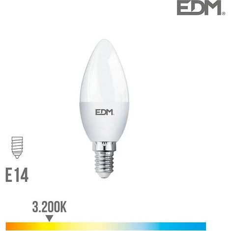 LED-EDM-Kerzenlampe E14 7W 600lm 3200K warmes Licht Ø35x107mm