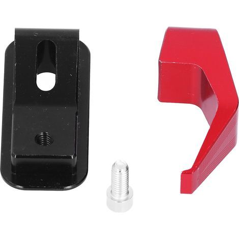 Support de rangement avant moto en aluminium pour vélos électriques et VTT, crochet de suspension, rouge (1/5)