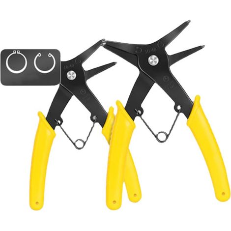 Alicates para anillos elásticos de 4 vías 2 en 1, herramienta manual profesional multifuncional (1/5)