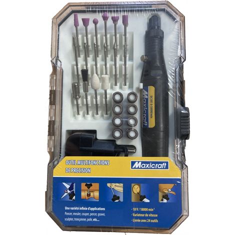 Utensile rotante multifunzione di precisione da 18 V - in valigetta MAXICRAFT