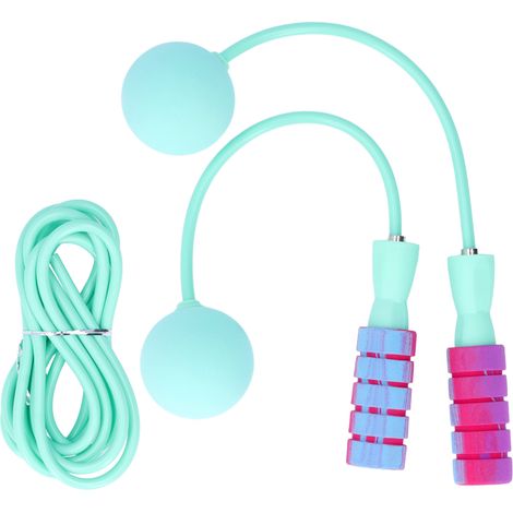 Corde à sauter double roulement pour perte de poids et fitness - Vert (1/5)