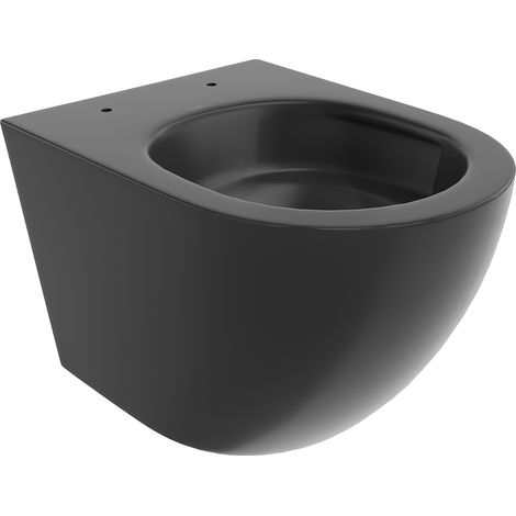 Mexen Lena WC-Schüssel Rimless Tornado, schwarz matt - 3322XX85T (1/5)