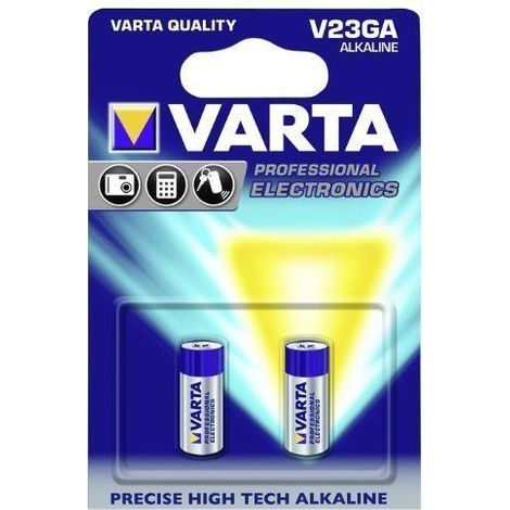 Pila alkalina Varta v23ga 12v blíster 2 unid ø10.3x28.5mm