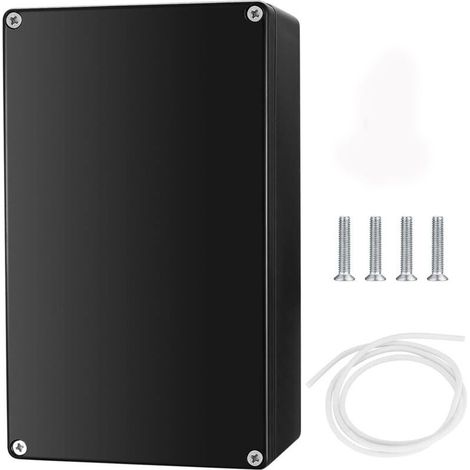 Boîte de dérivation étanche IP65 – 200x120x75mm – Plastique ABS résistant à la corrosion – Pour installations électriques extérieures (1/5)