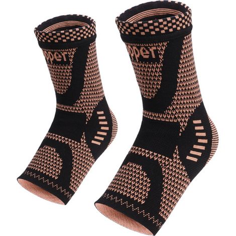 Protège-Cheville Sport - Maille Nylon Élastique - Soutien Compression pour Activités Physiques - Par 2 (1/5)