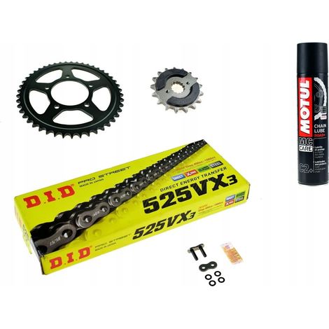 Kit de transmisión DID + JT para HONDA CBR 650 R 19-22r. (1/5)