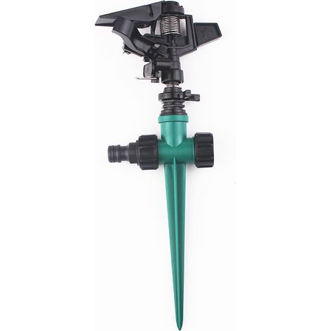 Arroseur À Impulsion Rotatif - Système D'arrosage Pour Pelouse Et Jardin - Compatible Avec Tuyau D'eau Standard - 1 Pièce (1/3)