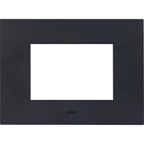 Placca 3 moduli easy smart sistema 44 Grigio Tekla AVE 44PSME3GTK