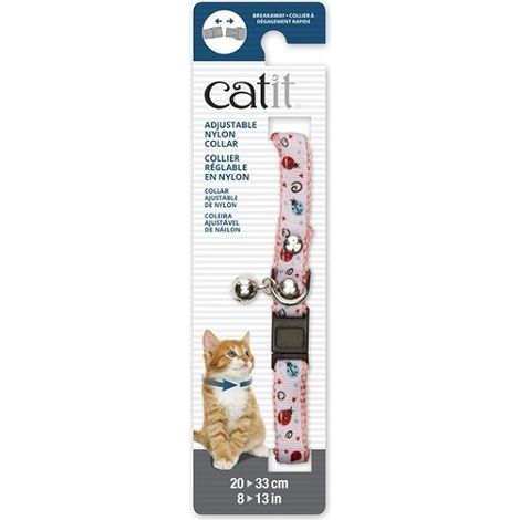 CATIT COLLAR BRUSTRAWAY REMACHE Plata, Mari. Rosa