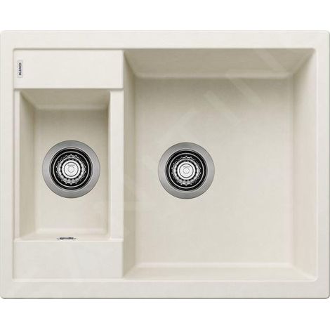 Evier Blanco Metra 6 Silgranit - BLANC SOFT - Vidage : Manuel (1/2)