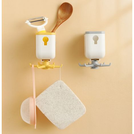 2 pièces de rangement pivotant mural pour couverts, panier d'égouttage-AquaForge