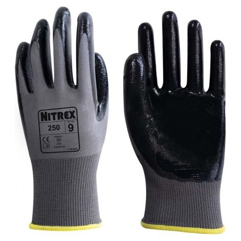 GUANTE TRICOT.POLIESTER.REVEST.NITRILO T-7 - NITREX