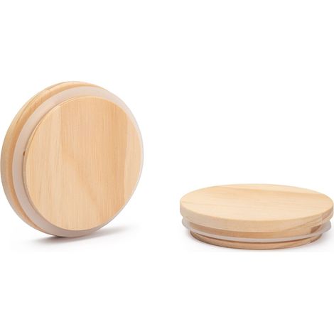 Coperchio in legno per barattoli da 300 ml