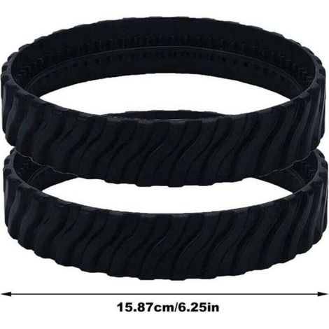 Chenilles de Nettoyeur de Piscine Zodiac Mx8, Pièces 2PC Zodiac Mx8, Caoutchouc très résistant, améliorant la durée de Vie des pièc (1/4)