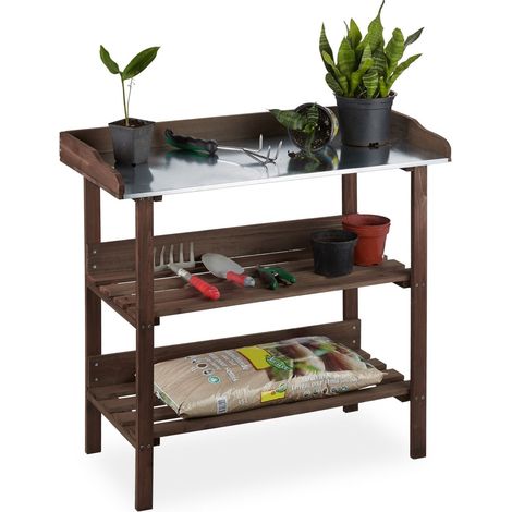 Pflanztisch aus holz