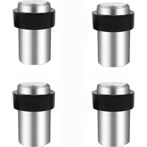 4pcs Butoir Porte Sol Inox 45mm, Arrêt bloque porte (1/5)