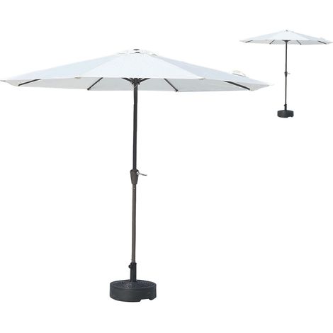Stores, parasols de marché pour terrasse, jardin, patio, piscine et plage, beige (1/5)