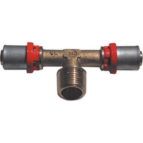 RACCORDO PRESS A T MASCHIO 1/2 x 20 -CONF