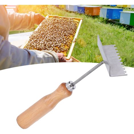 Königinnen- und Rahmenschaber – ManoMano Pro Imkerei – Imkereiausrüstung – ManoMano Pro Imkerei – Imkereiwerkzeug-Set – ManoMano Pro Imkerei – ManoMano Pro Imkerei – 22 cm Holz/Edelstahl – Wirtschaftl (1/5)