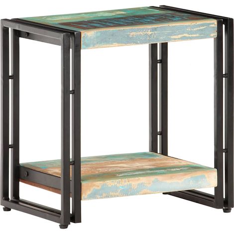 Maison Exclusive - Tavolino Laterale 40x30x40 cm in Legno Massello di Recupero (1/5)