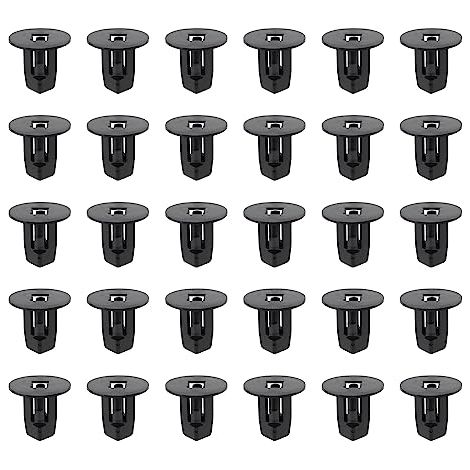 Lot de 30 œillets à vis 90189-06236 pour garde-boue, protection contre les éclaboussures, pour Toyota pour Lexus, Highlander, Prius, Tundra, LC500, RC200t, RC300, RC350 (1/5)